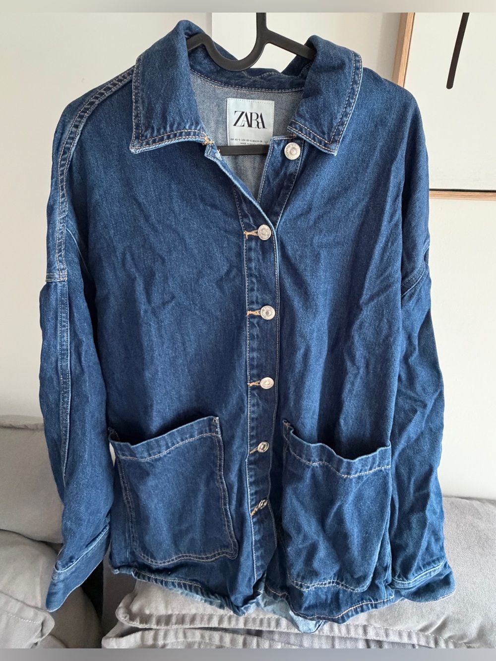 Zara TRF Oversized Denim
 jacket